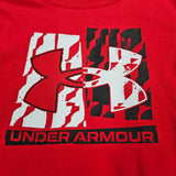 UNDER ARMOUR ZIG ZAG LOGO RED LONG SLEEVE