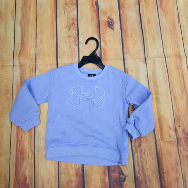 UNDER ARMOUR RIVAL EMBOSSED CREW PURPLE