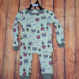 CUTIE PIE FARM BOY PAJAMA SET GREEN