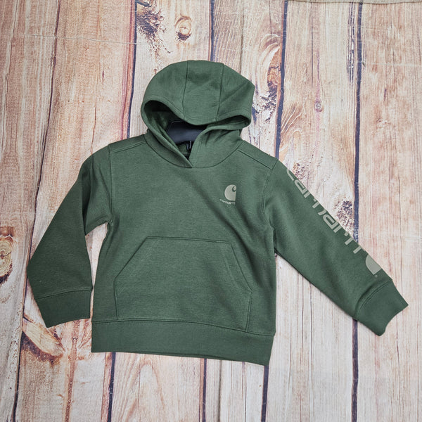 CARHARTT HOODED GRAPHIC SWEATSHIRT BRONZE GREEN
