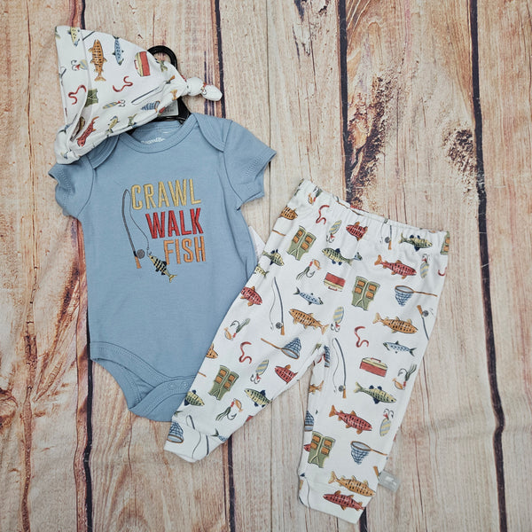 CUTIE PIE BABY CRAWL WALK FISH SET RBS26L-16