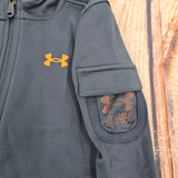 UNDER ARMOUR MESH POCKET FZ HOODIE GRAY 062