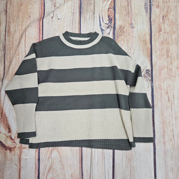 MAYORAL GIRLS STRIPED KNIT SWEATER 7311