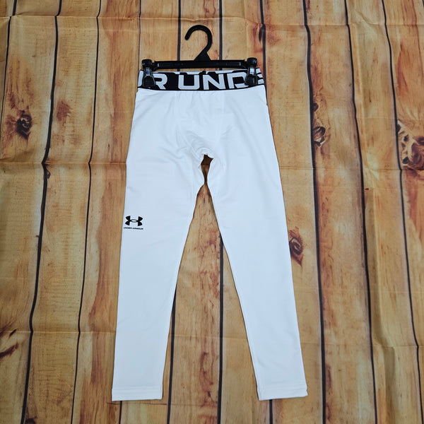 UNDER ARMOUR COLD GEAR LEGGINGS 1366374-100 WHITE