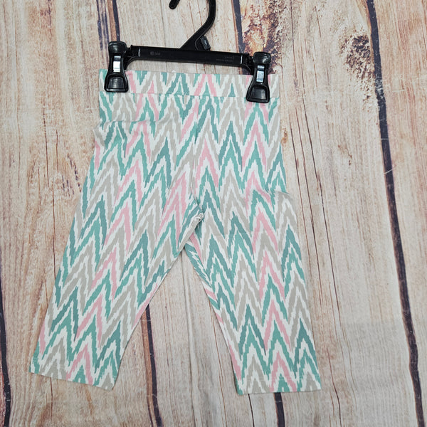 CR SPORTS CHEVRON CAPRI LEGGINGS