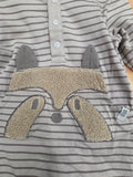 NORUK WOODLAND RACOON HOODED ROMPER