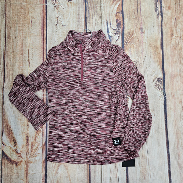 UA GIRLS TWIST 1/2 ZIP 25UOFIB12S