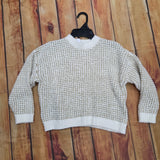 MAYORAL GIRLS STRUCTED SWEATER CREAM 7341