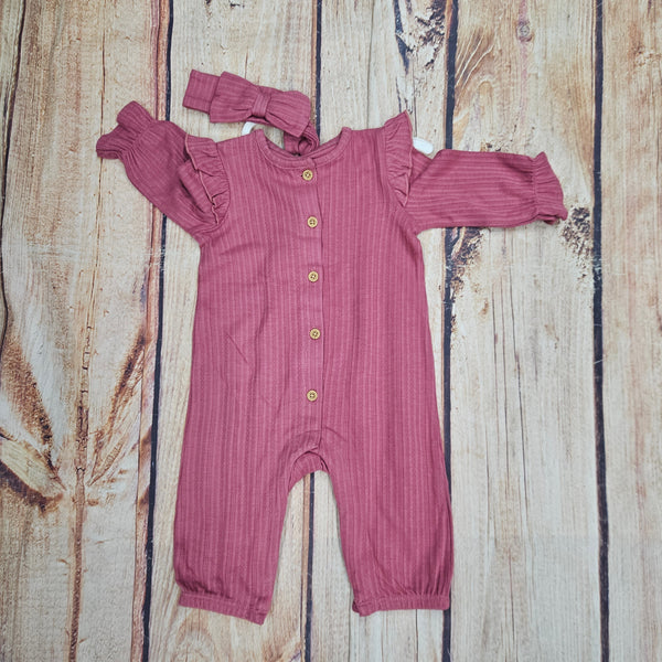 LITTLE ME ROSE JUMPSUIT LCN16490N