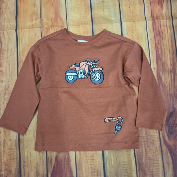 MAYORAL KIDS L/S T-SHIRT W/BIKE 4009