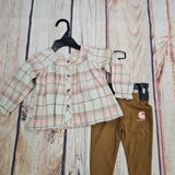 Carhartt LS Flannel Top and Legging Set