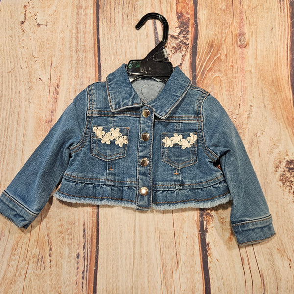 MAYORAL JEAN JACKET W/ FRINGE 1461