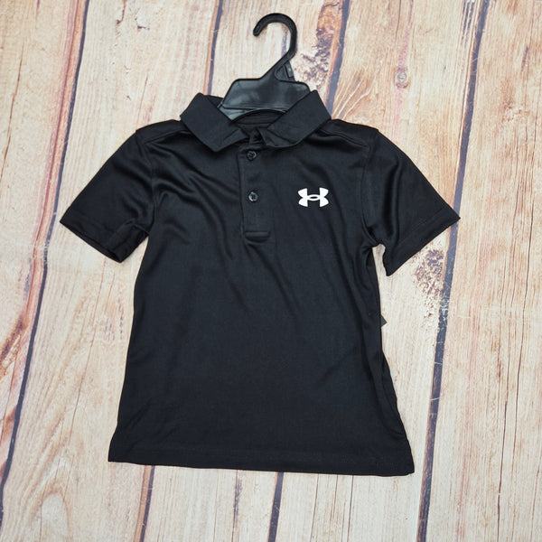 UNDER ARMOUR MATCHPLAY BLACK POLO