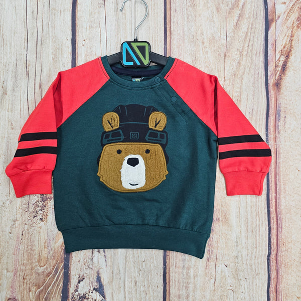 NORUK BOYS BEAR CREW SWEATSHIRT