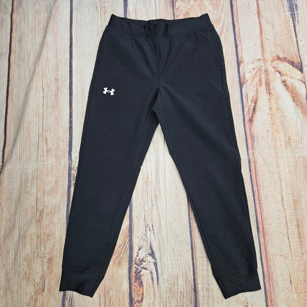 UNDER ARMOUR GIRLS RIVAL WOVEN JOGGER BLACK 1384207