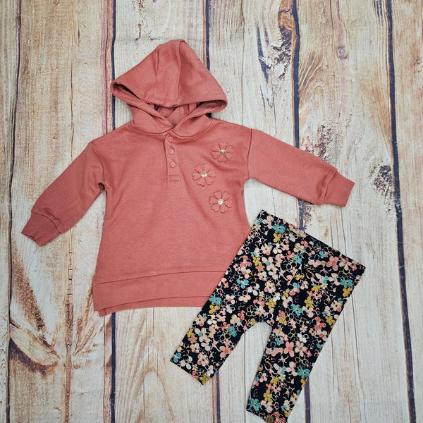 NORUK 2PC TUNIC SET MAUVE FLORAL
