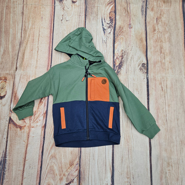 NORUK ZIP HOODIE GREEN S2605-06