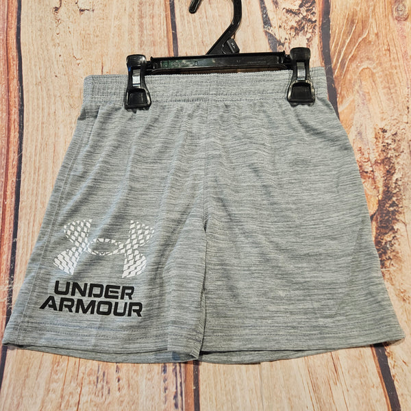 UNDER ARMOUR BOYS TECH LOGO SHORTS STEEL UASICO5E-053
