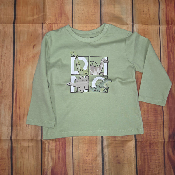 MAYORAL L/S T-SHIRT DINOS 2006 GREEN