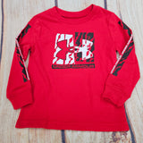 UNDER ARMOUR ZIG ZAG LOGO RED LONG SLEEVE