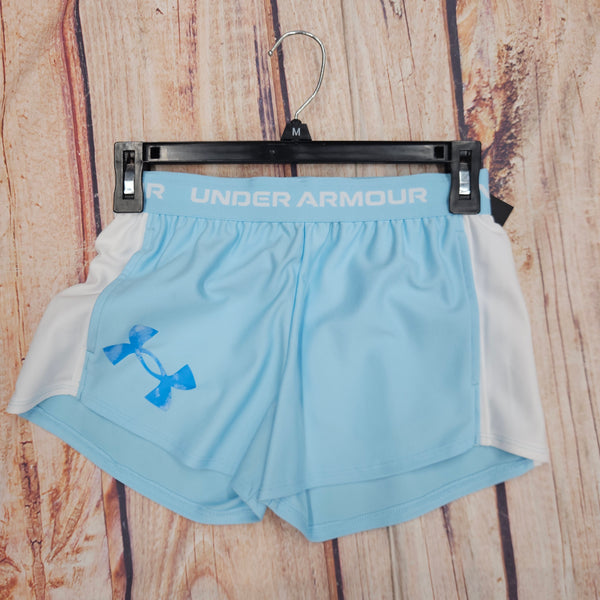 UNDER ARMOUR GIRLS PLAY UP LOGO SHORT BLUE 1390077