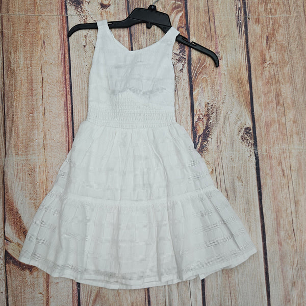 MAYORAL WHITE VOILE DRESS  6913