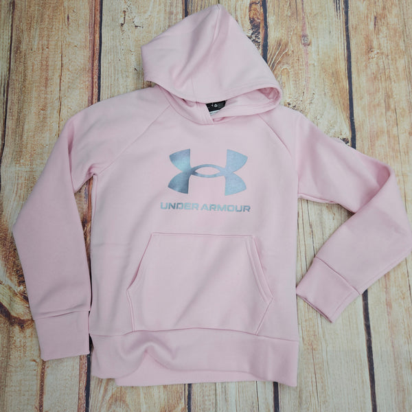 UNDER ARMOUR GIRLS RIVAL FLEECE HOODED SHIMMER 6004118