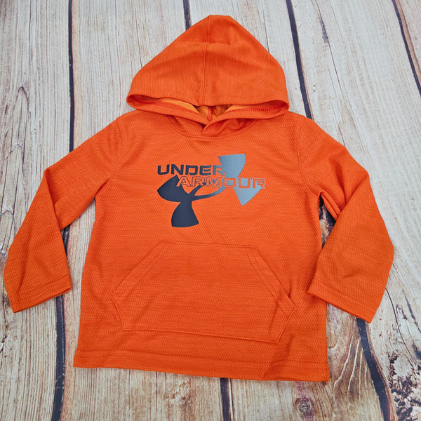 UNDER ARMOUR TWIST MESH HOODIE ORANGE