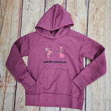 UA GIRLS RIVAL FLEECE HOODY 1381678