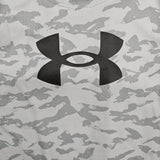 UNDER ARMOUR BOYS TECH PRINTED SS T-SHIRT GRAY CAMO BLACK LOGO 052