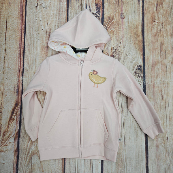 CUTIE PIE BABY CHICK HOODIE PINK PY1300013