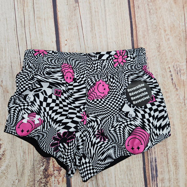 UNDER ARMOUR REVERSIBLE SHORT GROOVY BLK&PINK/SOLIDBLACK