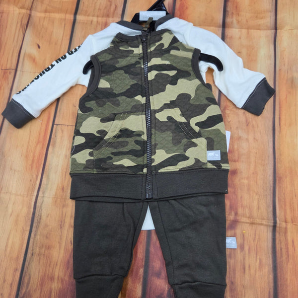 CUTIE PIE BOYS KEEP ON TRUCKING QUILTED VEST PG2100066