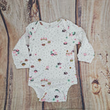 UP BABY SPECKLED SPRNG TIME ONESIE