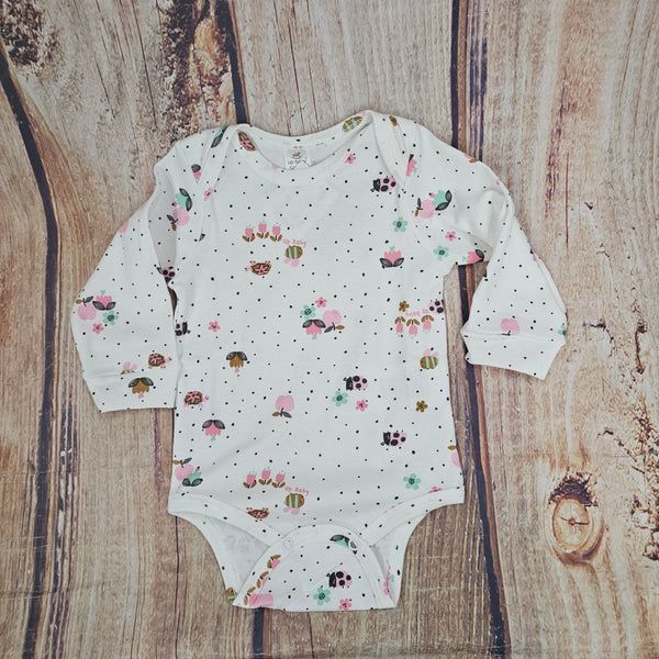 UP BABY SPECKLED SPRNG TIME ONESIE