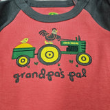 JOHN DEERE GRANDPA PAL BODYSHIRT RUSTIC/STEEL GRAY J4B540RN