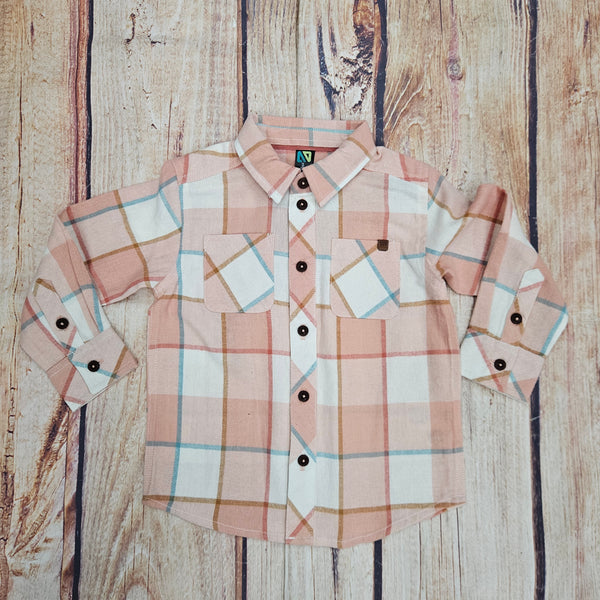NORUK PINK FLANNEL SHIRT F2502-14-2/F2502-14-3