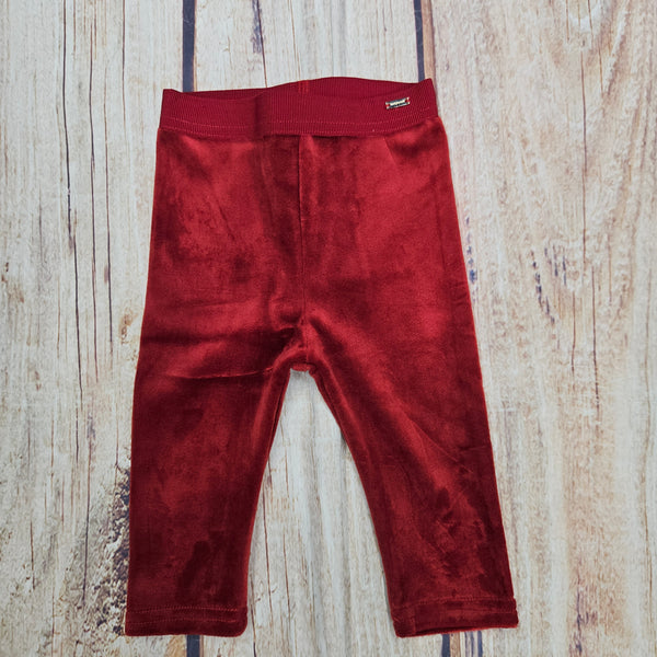 MAYORAL BASIC RED VELVET LEGGINGS