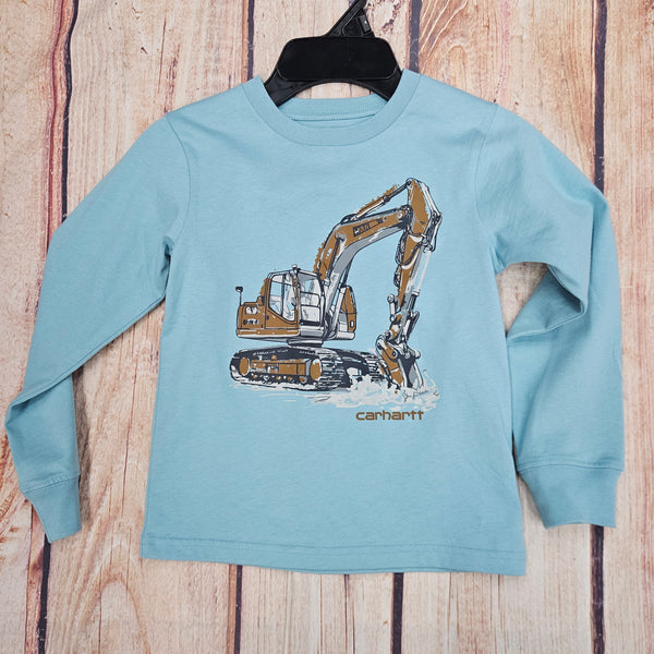 CARHARTT LONG SLEEVE CONSTRUCTION STILL WATER