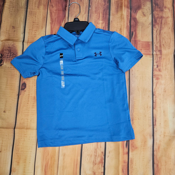 UNDER ARMOUR BOYS MATCH PLAY POLO BLUE 6009816