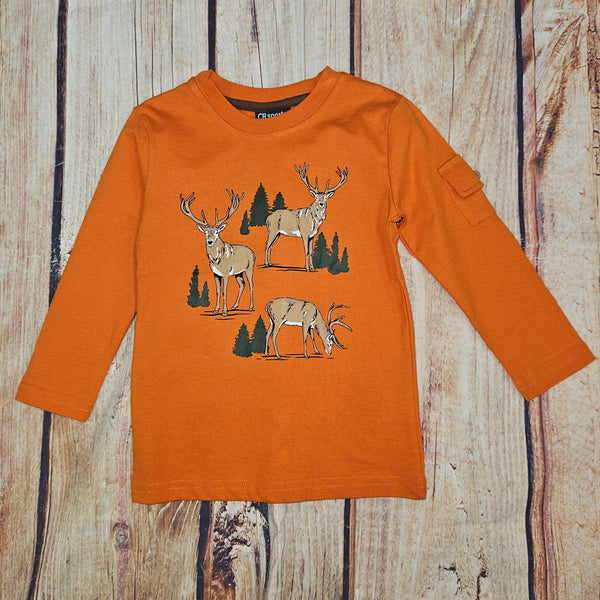 CR KIDS LS DEER T-SHIRT