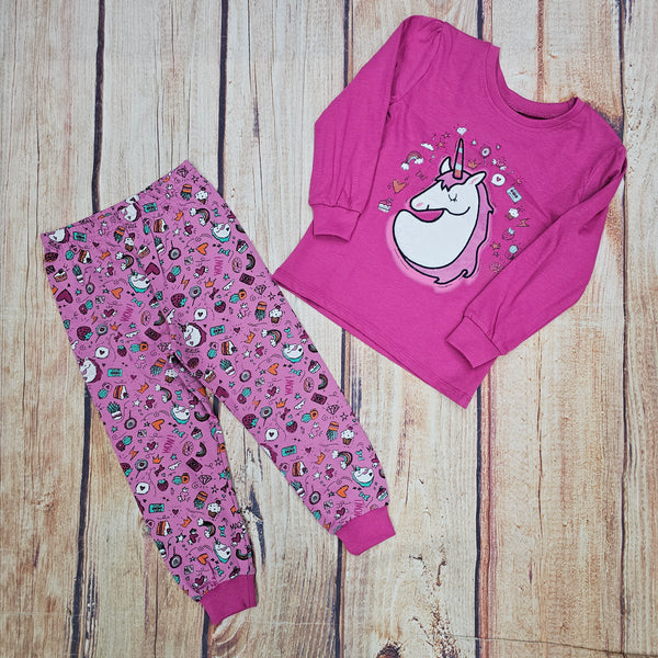 NORUK PAJAMA FUCHSIA UNICORN F24P52-2