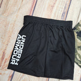 UNDER ARMOUR BOYS 2PC SET CAMO S/S AND SHORTS