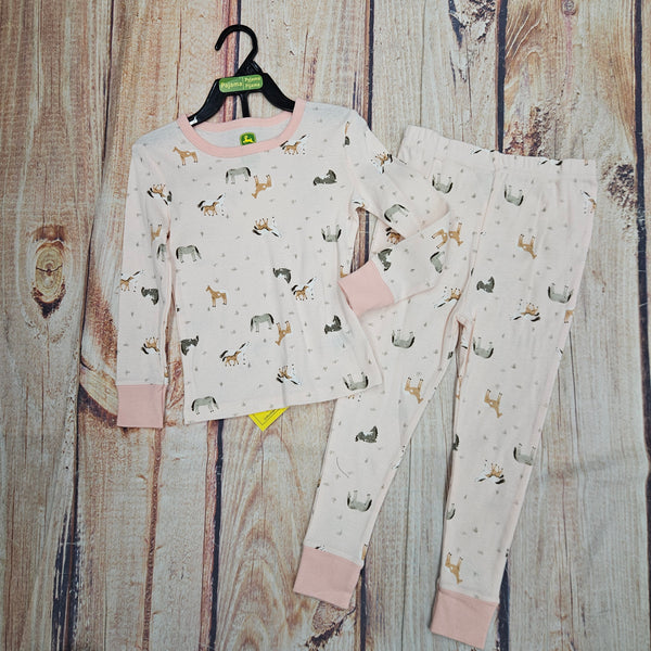 CLEARANCE JOHN DEERE GIRLS HORSE PASTURE PJ SET