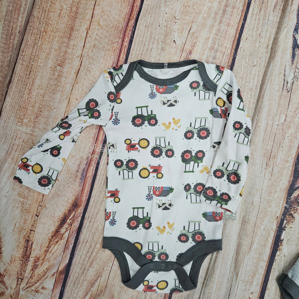 CUTIE PIE BABY 2PK FARM BODYSUIT HY2100010