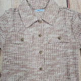 MAYORAL MAUVE GOLD BUTTON UP