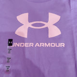 UA Youth Live Sportstyle Graphic Short Sleeve-light purple