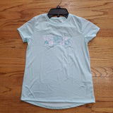 CLEARANCE UA Youth Bubble Tech Graphic Tee-Mint