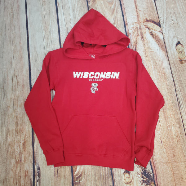 Wes and Willy Red Hooded Sweatshirt