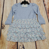Isobella and Chloe Pale Blue Floral Dress